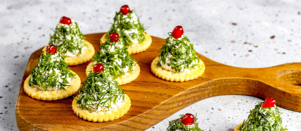 Blog Olivera d'Atenea Distintas recetas de aperitivos navideños fáciles de preparar, con salsas Olivera d'Atenea