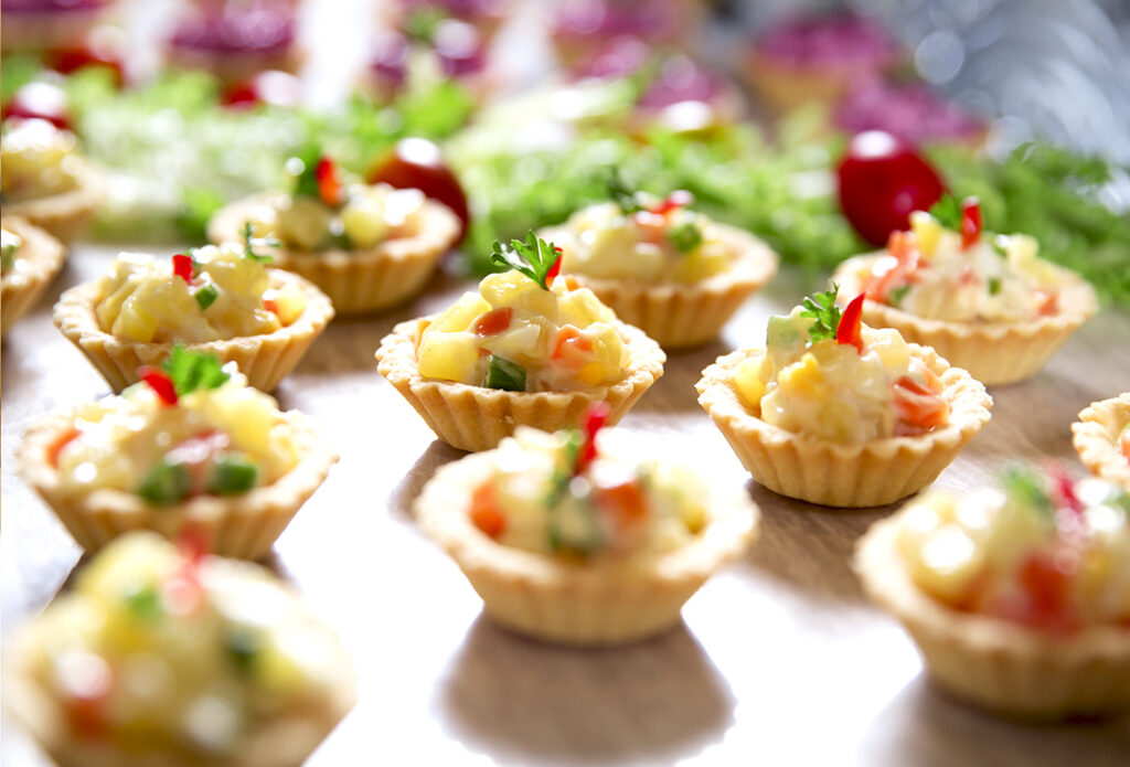 Aperitivos navideños fáciles y diferentes Olivera d'Atenea Canapes Tartaletas Mimosa