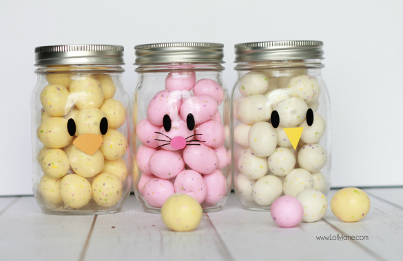 Decoraciones de Pascua con tarros reciclados Olivera d'Atenea image