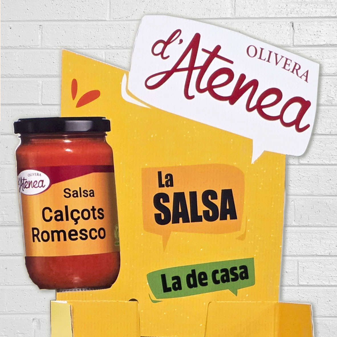 Inicio Olivera d'Atenea PLV Salsa Calcots